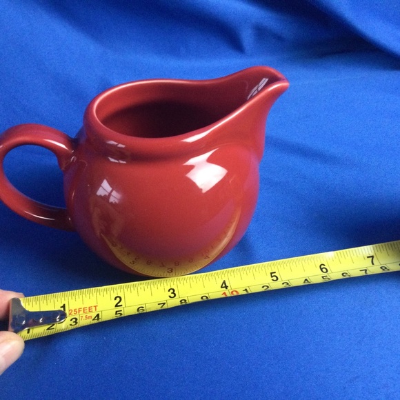 Globe London Pottery Creamer Jug Red - Picture 7 of 8
